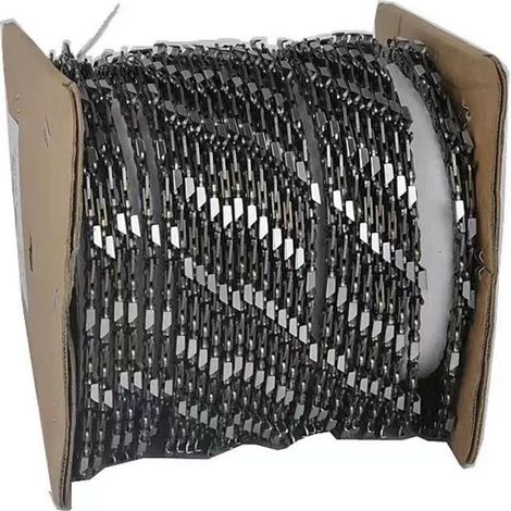 Lot de 2 chaînes 33 maillons pour tronçonneuse guide 20 cm (8 pouces)——Segment à angle droit électrolytique (1/4)