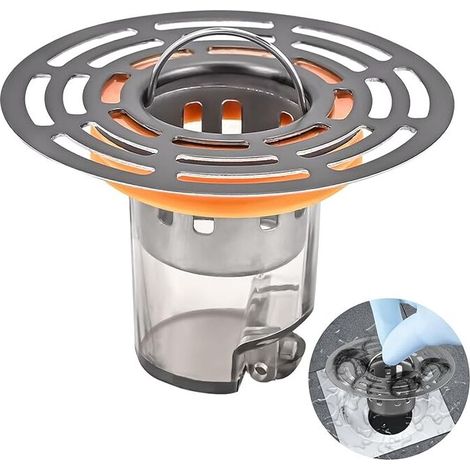 EASYCOMFORT Clapet Anti Odeur, Anti Odeur Douche Bouchon pour Sol De Douche, Noyau Déodorant De Siphon De Sol, Anti Reflux, pour Utilisation dans Les Cuisines (1/5)