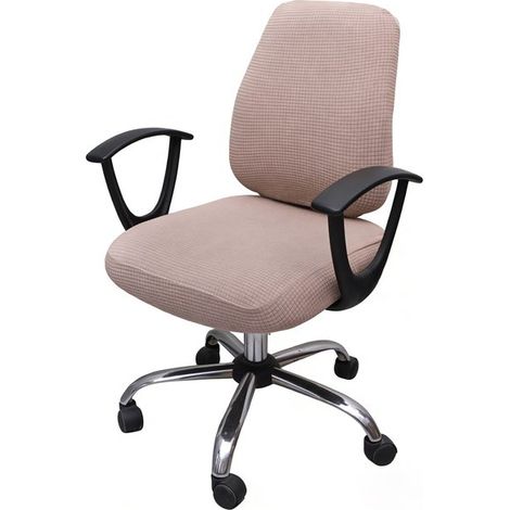 Funda dividida para silla de oficina，altura del respaldo 36-50 cm，longitud del asiento 38-52 cm，ancho del asiento 38-52 cm (1/5)