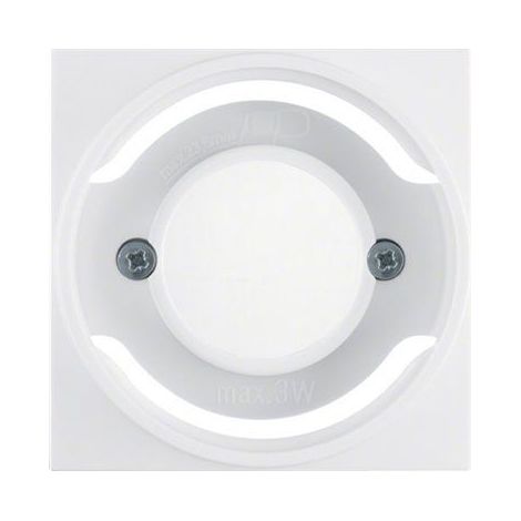 Interruptor berker zst lichtsignal e14 pws acabado brillante
