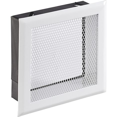 Poujoulat – Grille aération VMC 155mm galva pour maison individuelle – Combustible polycombustible – Support ancien et neuf – 55000278 (1/3)
