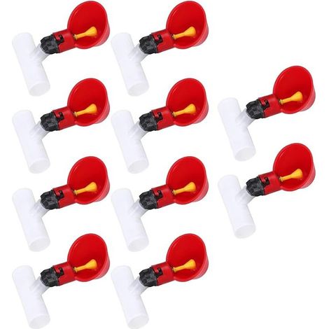 Automatic Poultry Drinking Bowl, Plastic Drinking Cups for Chickens, Quails, Pigeons, Hens (1/5)