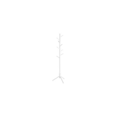 Appendiabiti in legno massello VASAGLE, con 8 ganci per vestiti, borse e giacche, per ingresso e corridoio, colore bianco, di SONGMICS RCR04WT - Crezuo