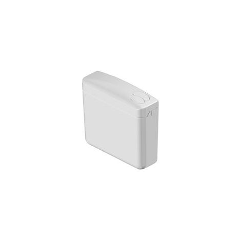 PAGETTE Réservoir de chasse Ecoplus AP, 2-Mg, isolation anti-condensation, 6-9 L, blanc (1/2)