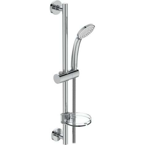 Ideal Standard Set doccia Idealrain 600mm Doccetta a 1 funzione d:80mm Cromo, B9501AA