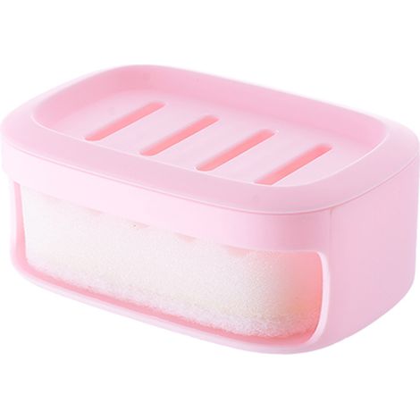 Porte-savon mural sans clous, porte-savon auto-drainant pour salle de bain et cuisine 03 (1/2)