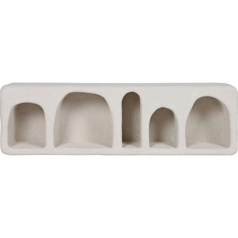 Estanteria Pared Abeto Mdf 100X18X30 Blanco (1/4)