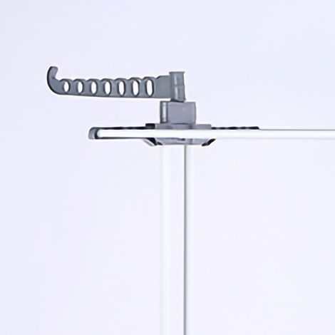 Séchoir à linge 3 étages pliable et mobile, support robuste pour vêtements, tour de séchage grise (1/5)