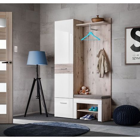 Ensemble de meubles de rangement - GUSTAVO 5 - 110 x 35 x 200 cm - Livraison gratuite