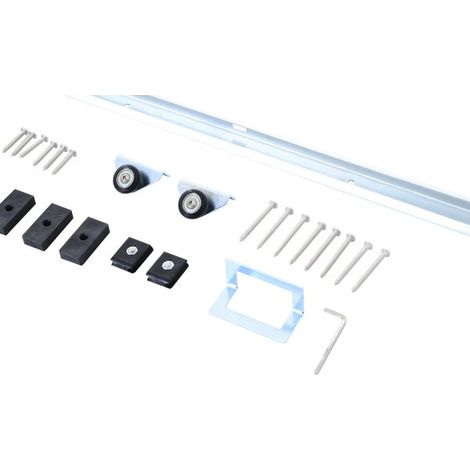 Kit de Montage Porte Coulissante Gris (1/5)