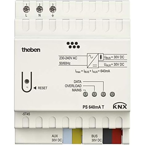 Theben PS 640mA T KNX 640mA, KNX Bussystem-Spannungsversorgung
