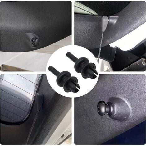 Fixations Agrafes Plage Arrière, OEM 699218, Lot de 4 clips plage arriere Remplacement Compatible avec Peugeot/Citroen, Clips de Fixation de Cintre de Chaîne de Voiture, Clips Chaine de corde (1/3)