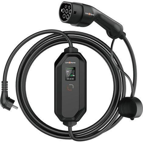 Cargador de coche 16A/Tipo2 3,7KW, 7m Link2home