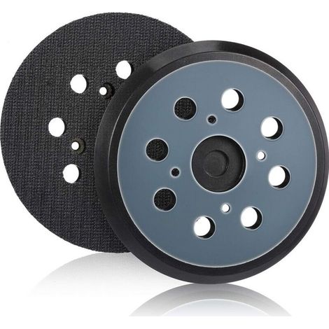 2 Pièces 5 Pouces 8 Trous Tampon de Remplacement Ponceuse Orbitale Crochet et Boucle Plateau de Ponçage Compatible avec Milwaukee 51 36 7090, 51 36 7100 (1/4)