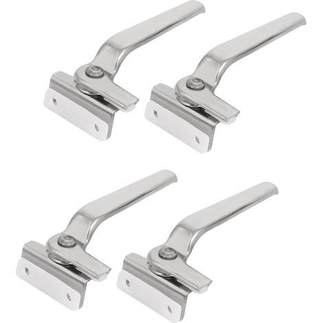 Edelstahlflügelfenster-Verriegelungsgriff-Griff-rechte Hand-Silber-Ton 4pcs (3e26ed70c8f332b5d778f81 (1/5)