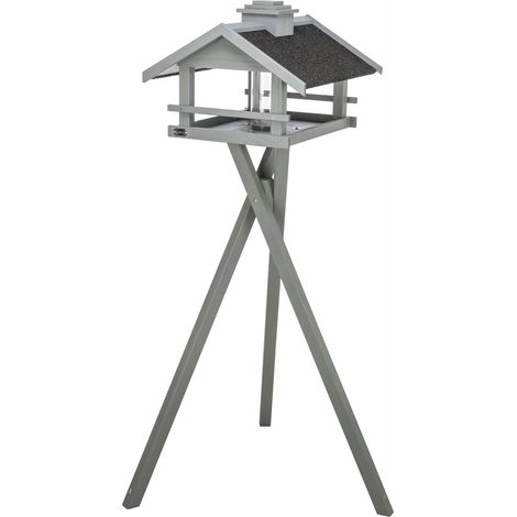 natura Futterhaus Ständer&Silo Kiefernh.49x34x45cm/1,34 m gr.