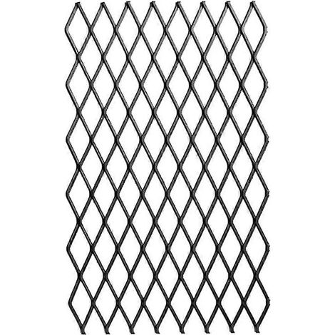 Support à braises en acier pour grilles de cheminée 7,5 x 11,8 po, acier massif robuste, maintient les bûches sur la grille, noir (1/5)