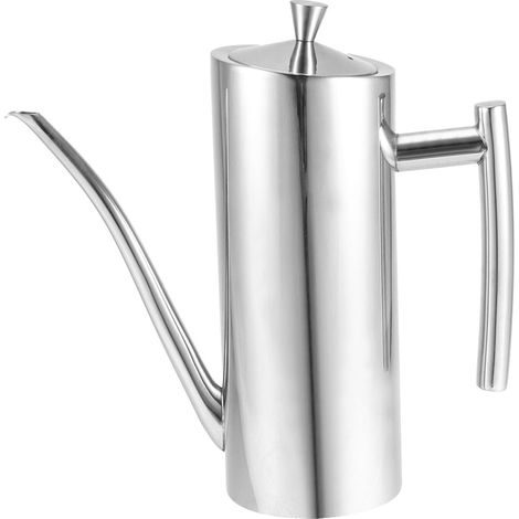 Bouteille d'huile en acier inoxydable 700 ml, distributeur de cuisine pour sauce soja, outil de cuisson ménager (1/5)