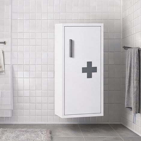 Meuble de salle de bain 3 niveaux 30 x 14 x 46 cm (1/5)