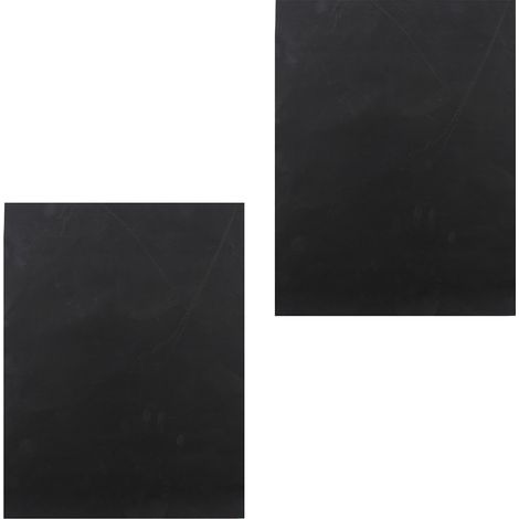 Set de 2 tapis de grille Premium - Noir - 40 x 33 cm