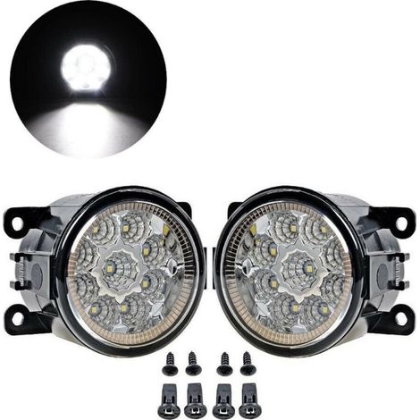 LED-Nebelscheinwerfer, Halogen, weiß für FORD, OPEL, CITROËN, NISSAN, RENAULT, DACIA und andere.