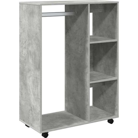 Maison Exclusive - Armadio Grigio Cemento 80x40x110 cm in Legno Multistrato (1/5)