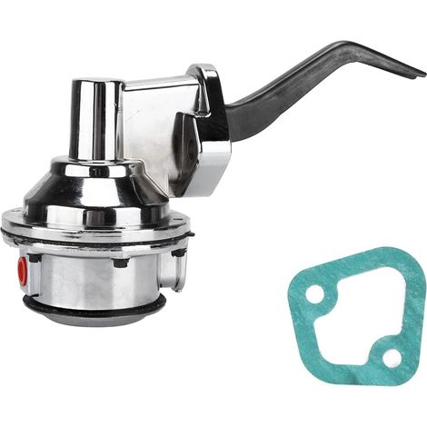 Jeffergarden Pompe à carburant mécanique à double soupape chromée de rechange pour FORD SMALL BLOCK WINDSOR V8 221351 (1/5)