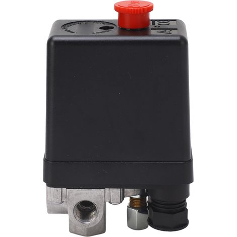 Pressostat de compresseur d'air 6 à 8 kg, robuste, 4 ports NPT 1/4 pouces, 135 175 PSI, 20A, AC240V