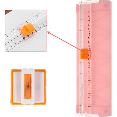 Paper Trimmer Spare Knife Paper Cutter Metal Blade Sliding C (1/4)