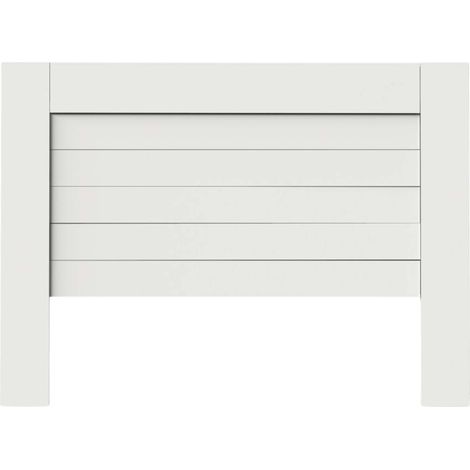 Tête de lit Aroa 164 cm blanche – Design moderne minimaliste – Pour lits doubles jusqu'à 160 cm – Mélamine de haute qualité – Muebles Pitarch