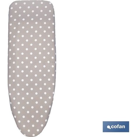 FUNDA ACOLCHADA PARA TABLA DE PLANCHAR 135 X 53 CM LUNARES (1/4)