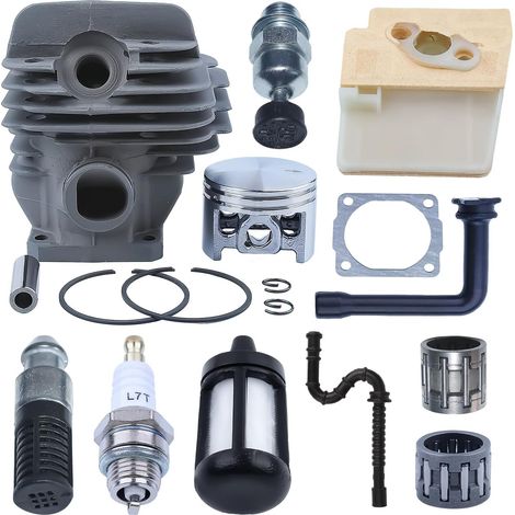 Kit de piston de cylindre 1121 020 1217 44,7 mm pour la série Stihl 026 MS260 avec filtre à air, carburant et huile, ligne, roulement, joint de bougie. (1/5)