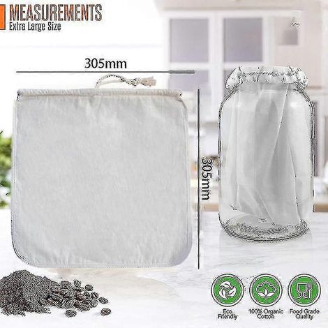 Sachet de 2 filtres à café froid réutilisables et biologiques (1/5)