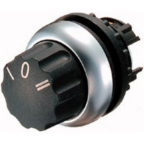 Eaton 216861-1 M22-W3 Bouton sélecteur noir 2 x 40 ° 0.3 m D77880 (1/5)