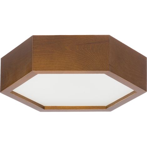 LEJA hex 275 RUSTIKAL Deckenleuchte für Wohnzimmer, Küche, Badezimmer STYLISCH