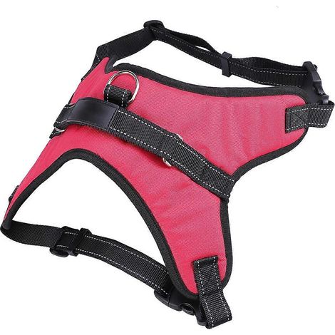 Arnés para perros medianos estilo silla de montar de tela Oxford para un fácil control (2 unidades) (1/5)