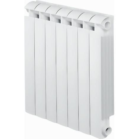 Heizkörper aus Aluminiumguss 1134W Zentralheizung 7 Elemente KLASS 800 weiß