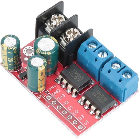 Bardusch - Contrôleur de Commutateur , Moteur Courant Continu Contrôleur, Régulateur de Vitesse de Moteur CC 3-14V 5A PWM, module à double pont en H (1/5)