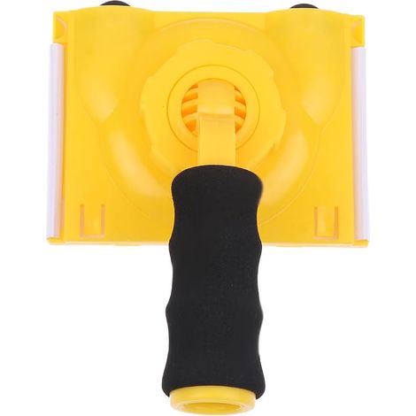Pennelli professionali multifunzionali in lattice per dipingere pareti, soffitti e angoli, pennello separatore di colore, strumenti da taglio, giallo (1/5)