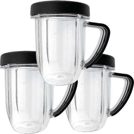 Lot de 3 bols mélangeurs, bol de rechange de 890 ml (30 oz) avec joint torique, réservoir de mélange pour RX 1700W -301, N17-1001 (1/5)