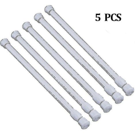 Lot de 5 barres de tension extensibles pour placards et rideaux. (1/5)