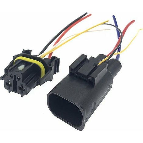 Compatible avec les connecteurs mâle/femelle 9442401 et 10109790, compatible avec la prise pour ventilateur électrique DJ7041Y-2.8-6.3-11/21 (1 pièce) (1/5)