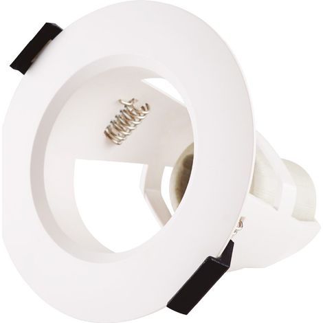 Portalámparas empotrable E14 Blanco Ø95mm