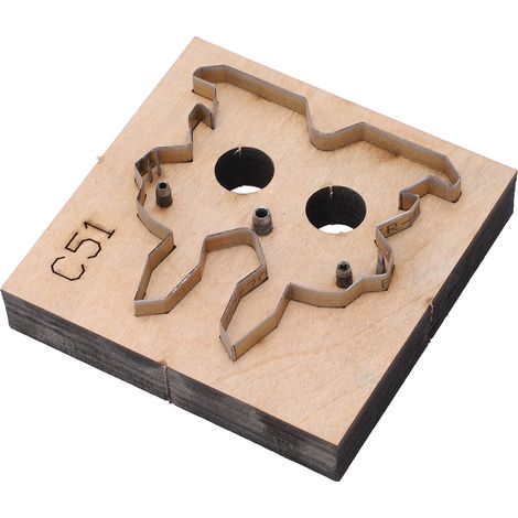 Couteau à Découper le Cuir en Acier au Carbone, Lame Renforcée pour Travaux Manuels et Créations DIY (1/5)