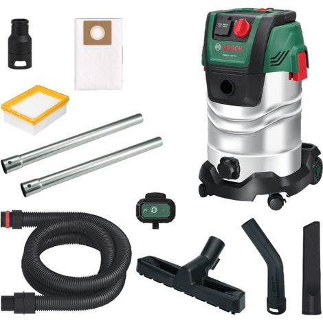Aspiratore universale BOSCH - PAS 30-240PRS - 1300W - 67 l/s - Serbatoio 30L - 240 mbar