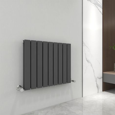 600 x 612mm Double Designer Flat Panel Central Heating Radiator ANTHRACITE (1/5)