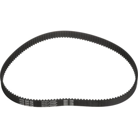 HTD-5M Rubber Timing Belt, 139 Tooth Closed Loop Synchronous Drive Belts for 3D Printer Pulleys, 695x15x3.6mm (Length x Width x Height) (1/5)