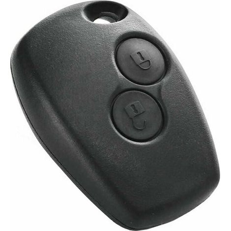 1 Coque de télécommande 2 boutons,ABS finition mate,sans outil,Renault Dacia Sandero Duster (1/5)