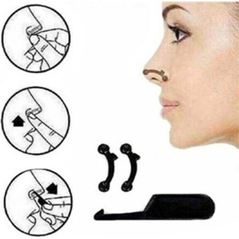 Redresseur Nasal Invisible, Correcteur de Nez Non Douloureux pour un Profil Parfait, Accessoire Beauté Cosmétique (1/3)