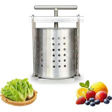 Presse-agrumes manuel en acier inoxydable - 2,5 l